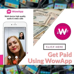 Get Paid using Wow App